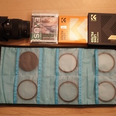 SIGMA28-70F2.8 DG DN & K&F ND&CPLフィルター等の画像