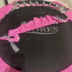 中古　トランポリン手すり付の画像