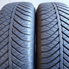 205/65R16アルファード ヴェルファイア 2020年製 中古スタッドレスセット オールシーズンタイヤ★16×6.5J 114.3/5H ET38★の画像