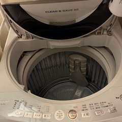 シャープ 7キロ洗濯機 風乾燥付きの画像