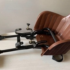 自転車用チャイルドシート ブラウンの画像