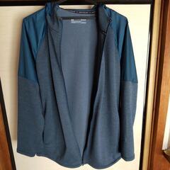 アンダーアーマー　フルジップ フード付き パーカー ブルーの画像
