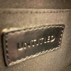 UNTITLED ショルダーバッグ クロコ調本革の画像