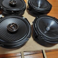 １７センチスピーカー　４個　スペーサー４個の画像