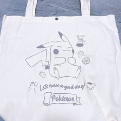 【新品】ポケモン　ピカチュウ　トートバッグ　ブランケット　しまむら　福袋の画像