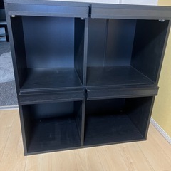 ニトリＮシールドソファー他ブラック家具セットの画像