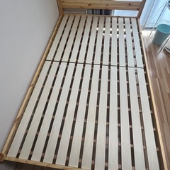 無印良品 ベッドフレーム セミダブルの画像