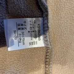 冬物ベビー服の画像