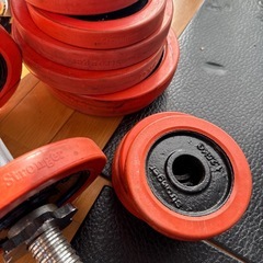 ラバー付きダンベルプレート stronge ダンベル の画像