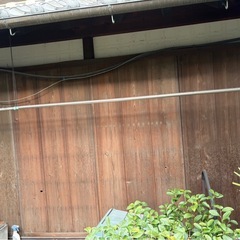 古民家の木の雨戸　4枚の画像