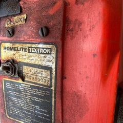 【ジャンク品】チェンソー　ホームライト　テクストロンの画像