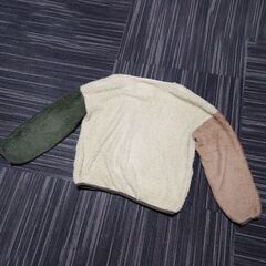 130cm DILASH　ボアトレーナー　ふわもこ　茶色　ナチュラル DILASHの画像