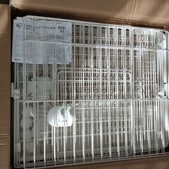 【中古美品】ミニキャットケージ 2段 アイリスオーヤマの画像