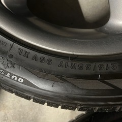 BBSホイールとスノータイヤの画像