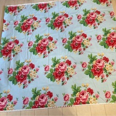 手芸用布生地(ヴィンテージ花柄4枚)の画像