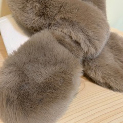 フェイクファー✨マフラーの画像