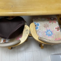 早期引き取り希望❗️６人掛けダイニングテーブル椅子セット無料の画像