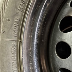 格安!!ブリヂストンスタッドレスVRX2
　175/65R14 フィット・アクア・ノートなどにの画像