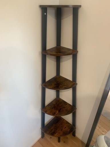 コーナーラック／木製×スチール】引き取り限定 (Mr.ブウ) 石和温泉の