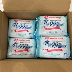 【アカチャンホンポ】水99％ Super 90枚×22個 新生児からのおしりふきの画像