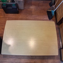 ニトリ 木製こたつテーブル 幅約 100cm ヒーター動作確認済み オールシーズン使用可 の画像
