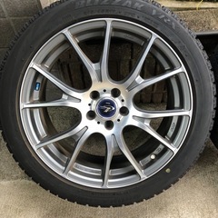 weds  BRIDGESTONE アルミホイール　スタッドレスタイヤの画像