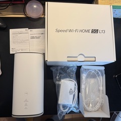 Speed WiFi HOME 5G L13 ホームルーターの画像