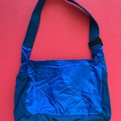 patagonia 青 ショルダーバッグの画像