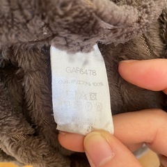 ブランケット　茶色の画像