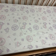 ベビーベッド（マット付き）の画像