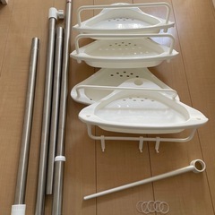 ステンレスつっぱりコーナーラックの画像