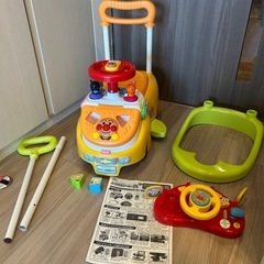 アンパンマン よくばりビジーカーDX 押し棒＋ガード付きの画像