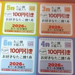 1200円分⭕銀だこ割引券の画像