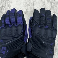 未使用　バイク グローブ プロテクター エアライド Lサイズ　ブルー　南海部品 SDG-7057 の画像