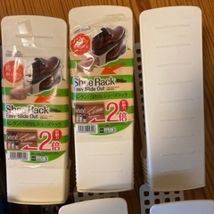 コンパクト収納シューズラック　10個　の画像