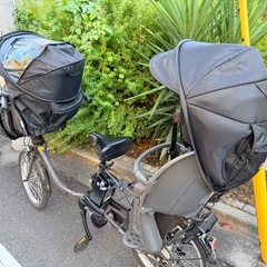 パナソニック ギュット レインカバー前後セット　純正  NAR178+187 の画像