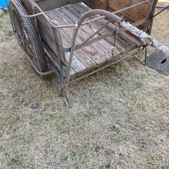 リヤカー　スタンド付きの画像