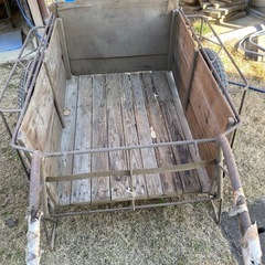 リヤカー　スタンド付きの画像