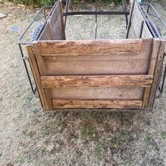 リヤカー　スタンド付きの画像