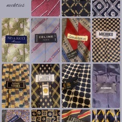 ハイブランドネクタイまとめ売りDior・ARMANI他多数の画像