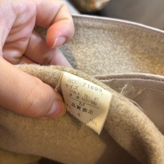 美品ウール100%コートの画像