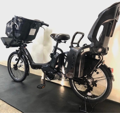 1年保証 ヤマハ　パスキッス　20インチ　子供乗せ　茶色　電動アシスト自転車　g103