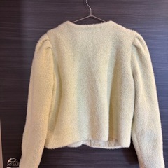 レディース爽やかグリーンジャケットの画像