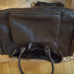 革製 ボストンバッグ 50cm×30cm×30cmほどの画像