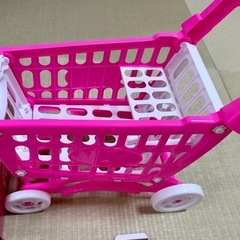 わくわく キッズ ショッピングカート食材＆シール付きの画像