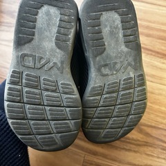 15.5cm 　黒　スニーカー　の画像