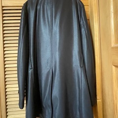 ポリエステルコート　Mサイズ　ビジネス、通勤に！ ブラックの画像