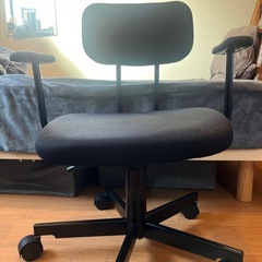 無印良品　ワーキングチェア　ブラック　黒　2009 作業椅子　デスクチェアの画像