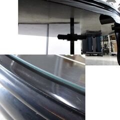 黒塗 座卓テーブル 螺鈿細工 鳳凰 華花装飾 ガラス板付き 137×82cm 韓流 札幌市北区屯田の画像