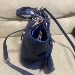 サマンサベガ　紺色ショルダーバッグの画像